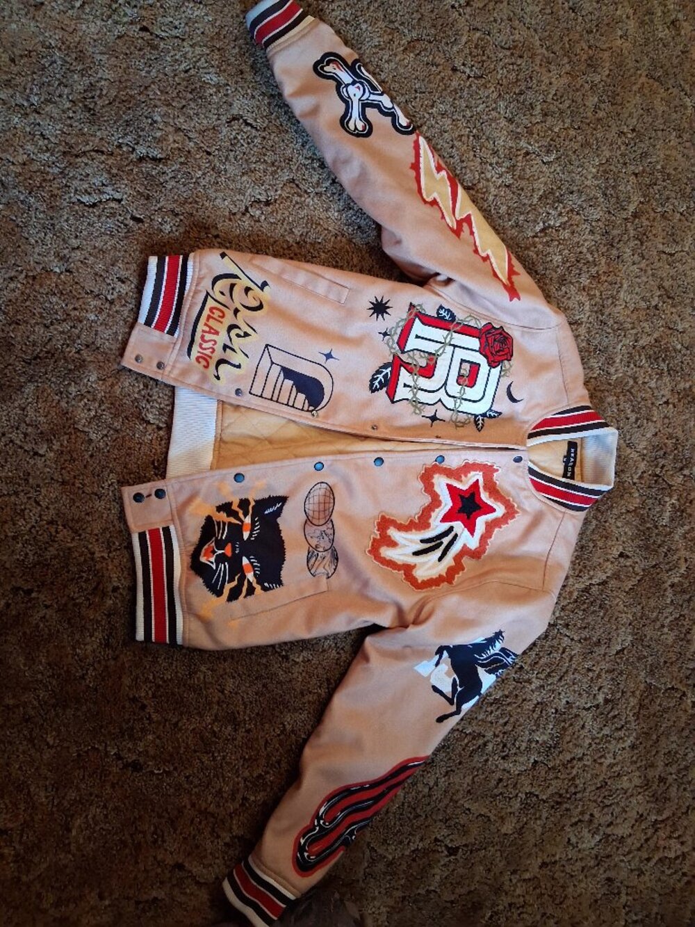 REASON ONE OF A KIND Varsity jacket Size M